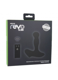 Чёрный перезаряжаемый массажёр предстательной железы NEXUS Revo Slim - Nexus Range - в Элисте купить с доставкой