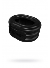 Чёрное эрекционное виброкольцо Stretch - Bathmate - в Элисте купить с доставкой