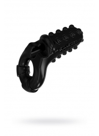 Чёрное эрекционное виброкольцо Tickle - Bathmate - в Элисте купить с доставкой