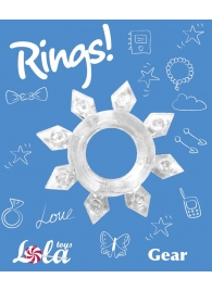 Прозрачное эрекционное кольцо Rings Gear - Lola Games - в Элисте купить с доставкой