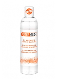 Гель-смазка 2-в-1 MASSAGE   LUBRICANT GUARANA - 300 мл. - Waterglide - купить с доставкой в Элисте