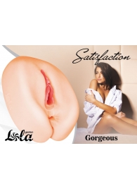 Мастурбатор с 2 тоннелями Satisfaction Gorgeous - Lola Games - в Элисте купить с доставкой