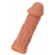 Телесная реалистичная насадка KOKOS Extreme Sleeve 05 с дополнительной стимуляцией - 12,7 см. - KOKOS - в Элисте купить с доставкой