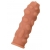 Телесная реалистичная насадка KOKOS Extreme Sleeve 11 с дополнительной стимуляцией - 12,7 см. - KOKOS - в Элисте купить с доставкой