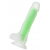Прозрачно-зеленый фаллоимитатор, светящийся в темноте, Wade Glow - 20 см. - ToyFa