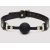 Черный кляп-шар Bound to You Faux Leather Ball Gag - Fifty Shades of Grey - купить с доставкой в Элисте