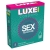 Ребристые презервативы LUXE Royal Sex Machine - 3 шт. - Luxe - купить с доставкой в Элисте