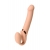 Телесный безремневой вибрострапон Vibrating Bendable Strap-On L - Strap-on-me - купить с доставкой в Элисте