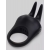 Черное эрекционное виброкольцо Sensation Rechargeable Vibrating Rabbit Love Ring - Fifty Shades of Grey - в Элисте купить с доставкой