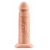 Телесный реалистичный фаллоимитатор с полостью Silicone Hollow Extension - 20 см. - Pipedream - купить с доставкой в Элисте