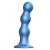 Голубая насадка Strap-On-Me Dildo Plug Balls size S - Strap-on-me - купить с доставкой в Элисте