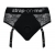 Черные трусики для насадок Diva Lingerie Harness - size S - Strap-on-me - купить с доставкой в Элисте