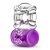 Фиолетовое эрекционное виброкольцо Pleaser Rechargeable C-Ring - Blush Novelties - в Элисте купить с доставкой