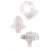 Набор из 3 прозрачных эрекционных колец с вибрацией Teasers Ring Kit - Chisa - в Элисте купить с доставкой