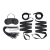 Эротический набор 4PC Bondage Bed Strap   Flogger Kit - Lux Fetish - купить с доставкой в Элисте