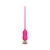 Розовый тонкий стимулятор Nipple Vibrator - 23 см. - I-MOON - купить с доставкой в Элисте