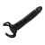Чёрная насадка-фаллос для двойного проникновения INFLATABLE DILDO SLIM DONG  - 13,5 см. - Toyz4lovers - в Элисте купить с доставкой