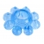 Голубая гелевая насадка-цветок - Toyfa Basic - в Элисте купить с доставкой