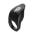 Черное эрекционное виброкольцо Vibro Lust Ring - MALESATION - в Элисте купить с доставкой