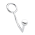 Кольцо на пенис с анальным стимулятором Stainless Steel Anal Hook   Cock Ring - BlueLine - в Элисте купить с доставкой