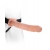 Фаллопротез телесного цвета Hollow Strap-On - 29 см. - Pipedream - купить с доставкой в Элисте