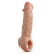 Телесная насадка-удлинитель Intrepid 9.25 Inch Realistic Penis Extender Sleeve - 23,5 см. - Blush Novelties - в Элисте купить с доставкой