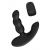 Черный силиконовый стимулятор простаты Levett Nitoc с пультом ДУ - Levett - в Элисте купить с доставкой