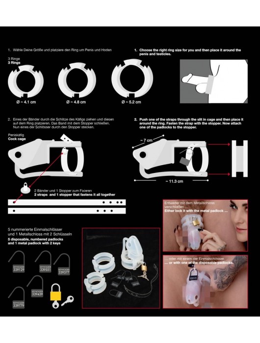 Набор для мужского пояса верности Cock Cage Set - Orion - купить с доставкой в Элисте