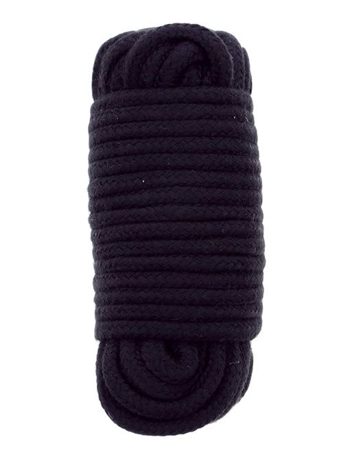 Черная веревка для связывания BONDX LOVE ROPE - 10 м. - Dream Toys - купить с доставкой в Элисте