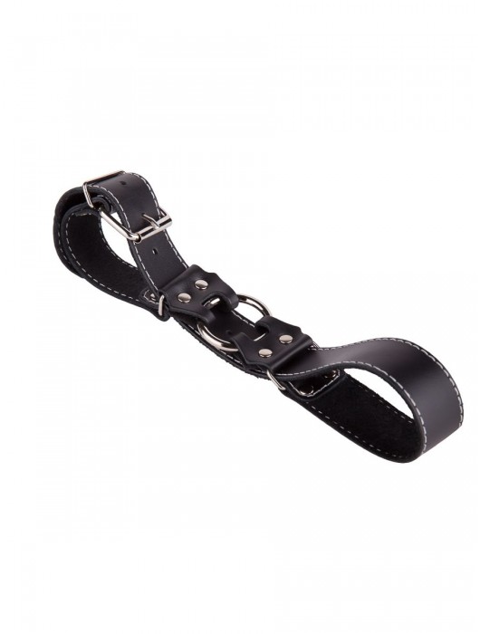 Кожаные ременные наручники - Sitabella - купить с доставкой в Элисте