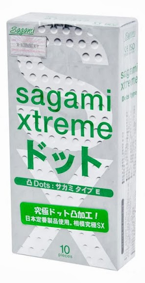 Презервативы Sagami Xtreme Type-E с точками - 10 шт. - Sagami - купить с доставкой в Элисте