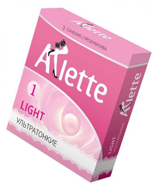 Ультратонкие презервативы Arlette Light - 3 шт. - Arlette - купить с доставкой в Элисте