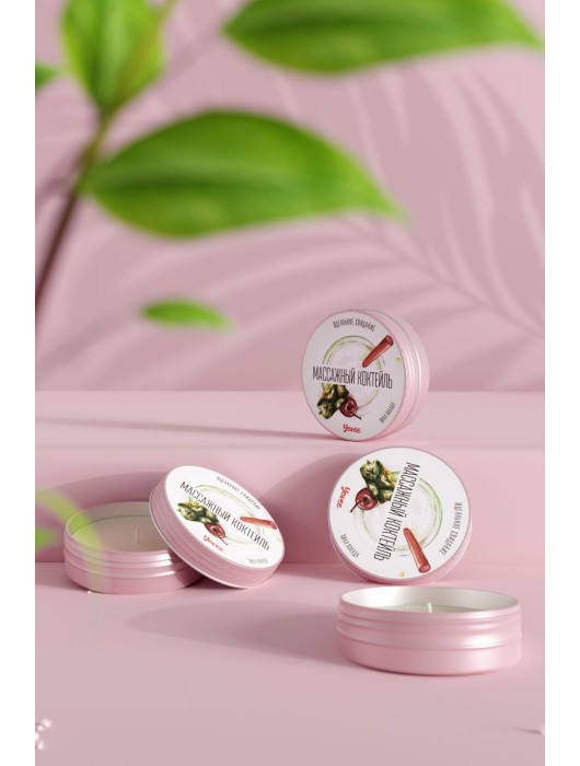 Массажная свеча «Массажный коктейль» с ароматом пина колады - 30 мл. - ToyFa - купить с доставкой в Элисте