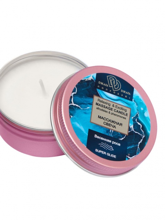 Массажная свеча  Весенняя роса - БиоМед - купить с доставкой в Элисте