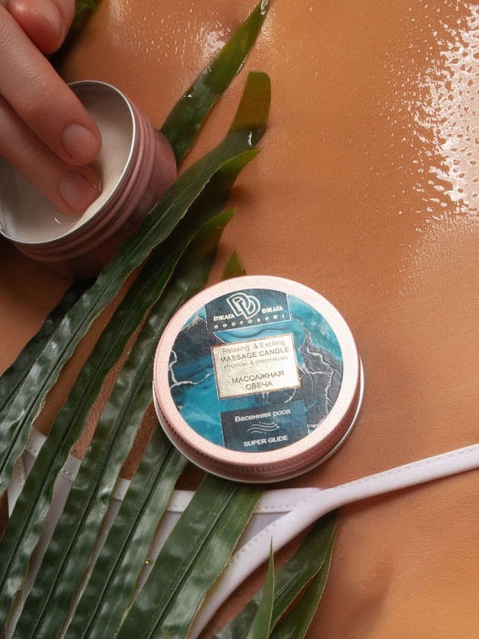 Массажная свеча  Весенняя роса - БиоМед - купить с доставкой в Элисте