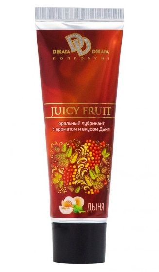 Интимный съедобный лубрикант JUICY FRUIT с ароматом дыни - 30 мл. - БиоМед - купить с доставкой в Элисте