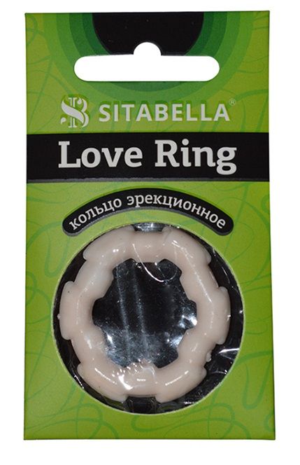 Фигурное эрекционное кольцо из киберкожи - Sitabella - в Элисте купить с доставкой