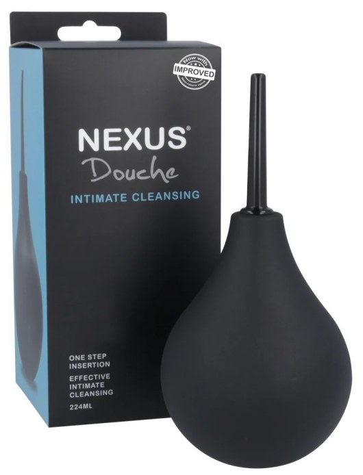 Черный анальный душ с обратным клапаном Non Return Valve Anal Douche - Nexus Range - купить с доставкой в Элисте