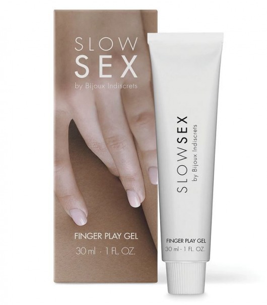 Гель для мастурбации с ароматом кокоса Slow Sex Finger Play Gel - 30 мл. - Bijoux Indiscrets - купить с доставкой в Элисте