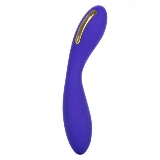 Фиолетовый вибратор с электростимуляцией Intimate E-Stimulator Wand - 21,5 см. - California Exotic Novelties - купить с доставкой в Элисте