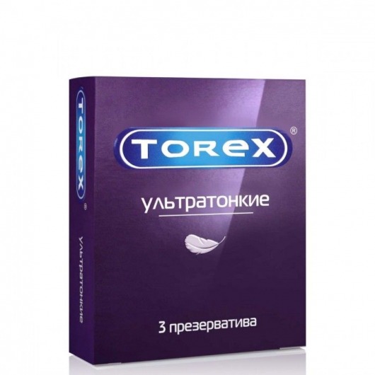 Презервативы Torex  Ультратонкие  - 3 шт. - Torex - купить с доставкой в Элисте