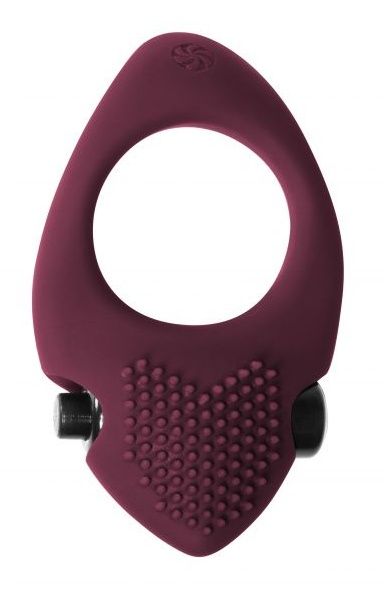 Бордовое эрекционное виброкольцо Pure Passion Sunset - Lola Games - в Элисте купить с доставкой