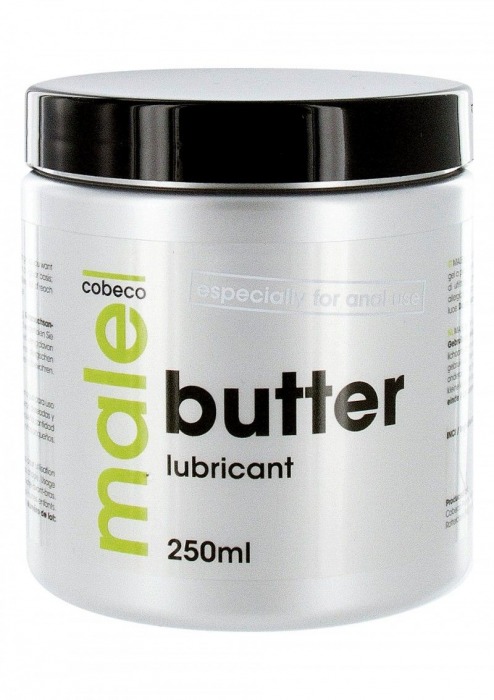 Анальный лубрикант MALE Cobeco Butter Lubricant - 250 мл. - Cobeco - купить с доставкой в Элисте