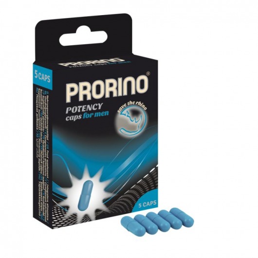 БАД для мужчин ero black line PRORINO Potency Caps for men - 5 капсул - Ero - купить с доставкой в Элисте