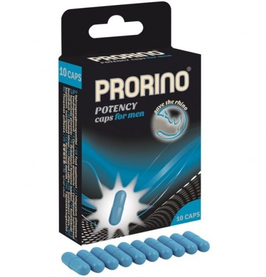 БАД для мужчин ero black line PRORINO Potency Caps for men - 10 капсул - Ero - купить с доставкой в Элисте