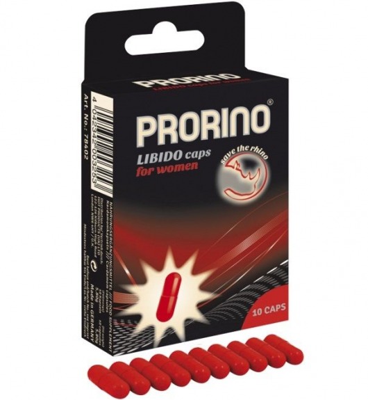 БАД для женщин ero black line PRORINO Libido Caps - 10 капсул - Ero - купить с доставкой в Элисте