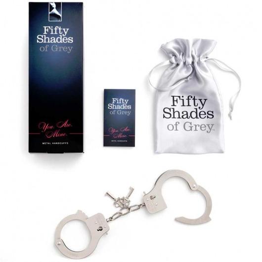 Металлические наручники Metal Handcuffs - Fifty Shades of Grey - купить с доставкой в Элисте