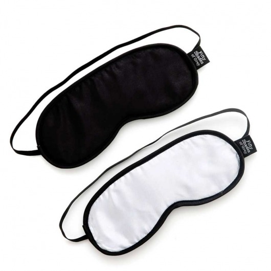 Набор из двух масок на глаза Soft Blindfold Twin Pack - Fifty Shades of Grey - купить с доставкой в Элисте