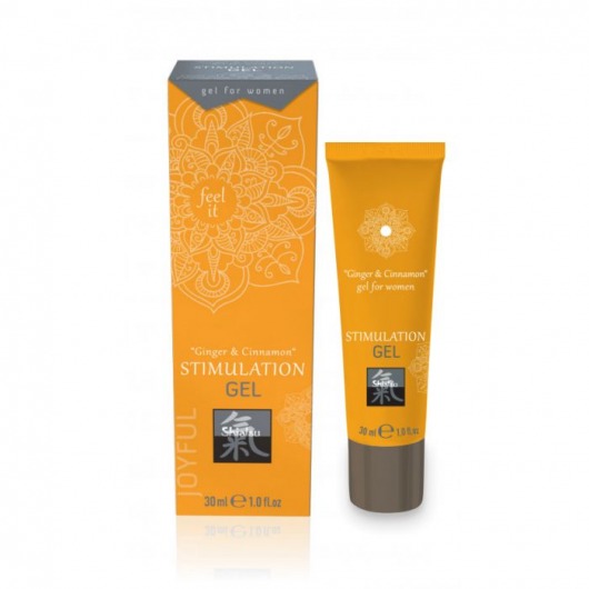 Возбуждающий интимный гель STIMULATION GEL Ginger   Cinnamon - 30 мл. - Shiatsu - купить с доставкой в Элисте