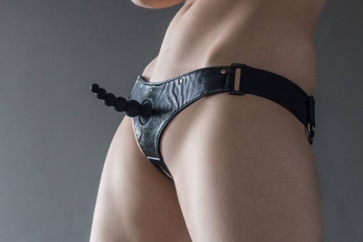 Черные трусики Better с анальной насадкой - 8 см. - Lola Games - купить с доставкой в Элисте